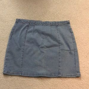 Jean skirt!